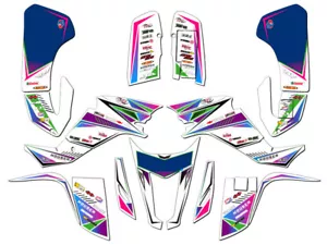 All Years KFX 400 SURGE Pink Senge Graphics Kit Compatible with Kawasaki - Bild 1 von 7