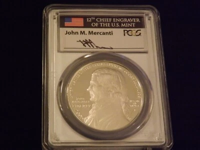 2005-P    $1     MARSHALL      Mercanti label    PCGS PR 70 - Image 1 of 2