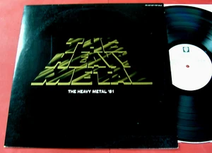 "THE HEAVY METAL 81" 1981, Japan Warner Bro/Pioneer White Label Promo LP. NM-/NM - Picture 1 of 5
