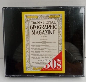 National Geographic The 30's PC CD-ROM Windows 3.1 95 and MAC Box Vintage 1997 - Picture 1 of 5