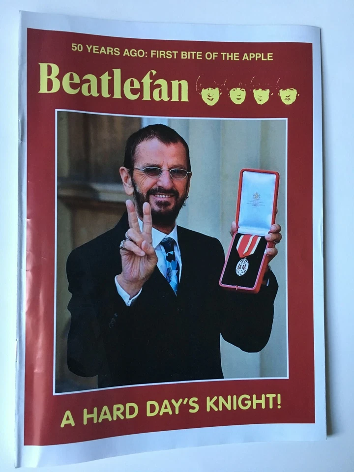 Beatlefan #231 Vol 39 No 3 Mar-Apr 2018 - Beatles Ringo Starr Knight + Apple - Image 1 of 1