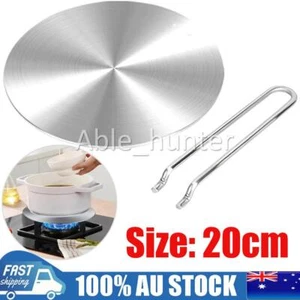 Induction Hob Cooktop Converter Heat Diffuser Disc Adapter Plate Saucepan 20CM - Picture 1 of 11