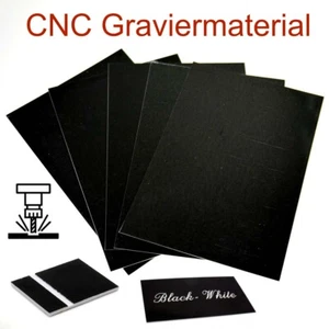 Graviermaterial schwarz-weiß 5 Stk. 20x30cm für Graviermaschine gravograph #28 - Bild 1 von 3