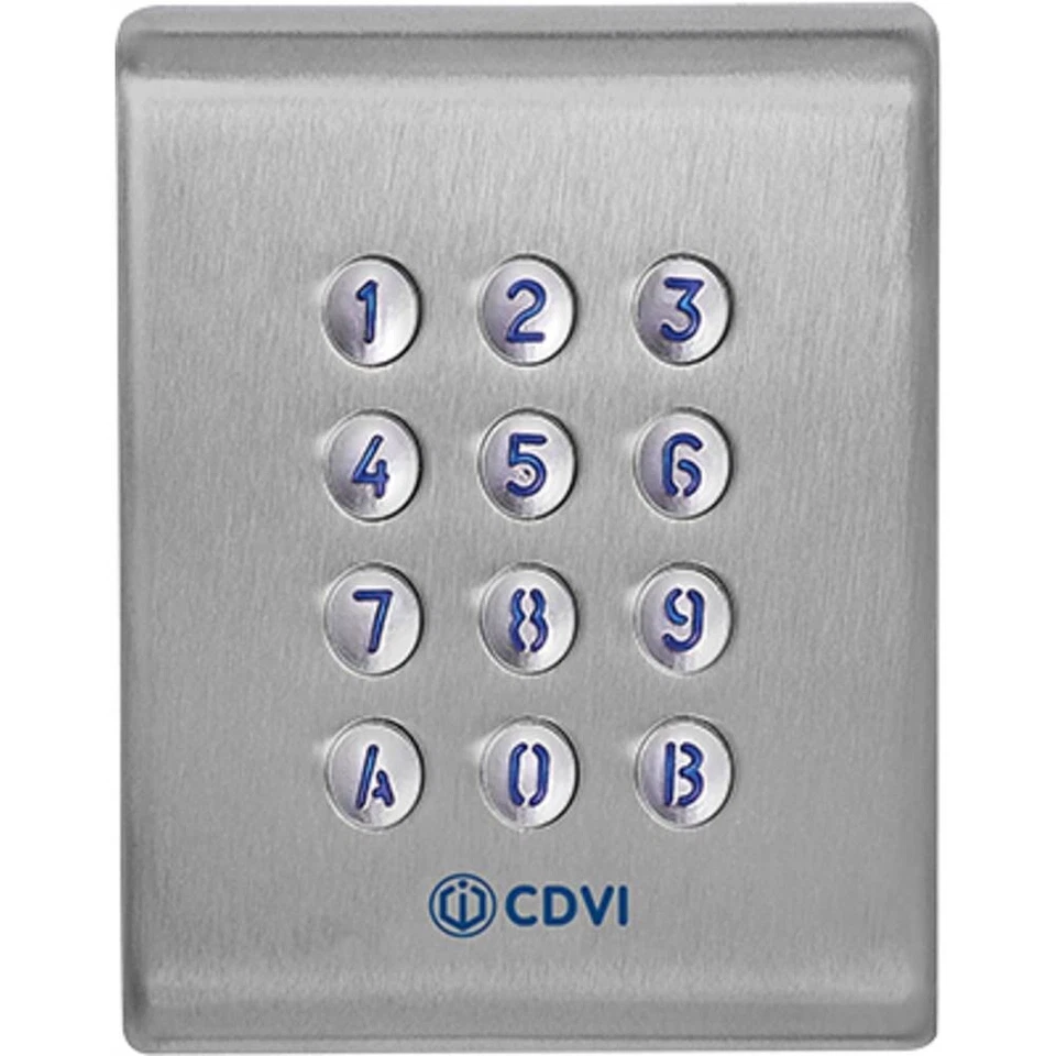 CDVI Security F0201000053-G Code lock 12 V, 24 V, 48 V IP65 Bluetooth support, + - Imagen 1 de 3