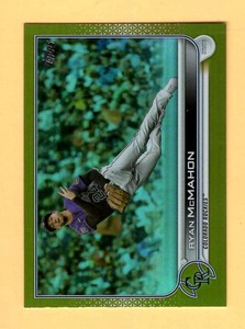 2022 Topps Gold Foil #132 Ryan McMahon NM-MT Rockies ID:77571