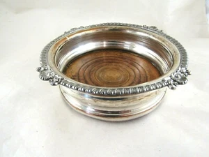 Antique Silver Plate   LARGE COASTER   19th. Century - Picture 1 of 4