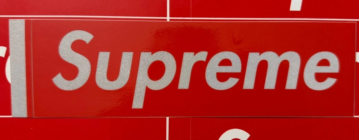 Supreme Box Logo Sticker | eBay