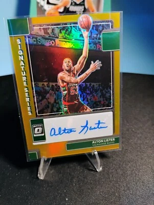 2022-23 Donruss Optic - Signature Series #SS-ALS Alton Lister (AU) Gold /10 - Image 1 of 2