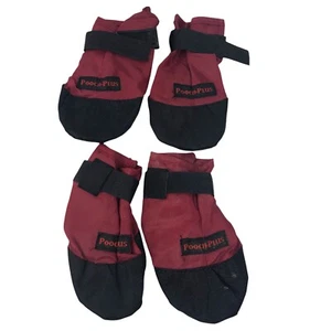 Hundestiefel Pooch Plus Mid Size Pup M 4 Stiefel Total Rot Schwarz - Bild 1 von 4