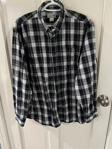 Men’s L.L.Bean Long Sleeve Traditional Fit Plaid Flannel Shirt Size L - Picture 1 of 8
