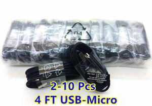4FT OEM MICRO USB FAST CHARGING CABLE CORD SYNC FOR V9 ANDROID PHONE - Picture 1 of 9