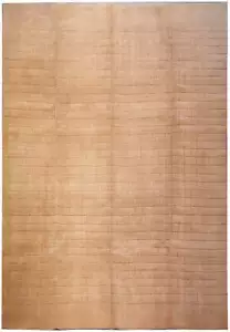 8x10' Contemporary Rug Indian SOLID COLOR Neutral TAUP #F-5638 - Picture 1 of 13
