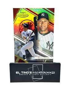 Derek Jeter 2021 Topps Gold Label refractor rojo #75 35/75 Yankees de Nueva York - Imagen 1 de 2