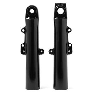 For Harley Touring Road King Glide Black Lower Slider Fork Leg 45500109 45500111 - Picture 1 of 12