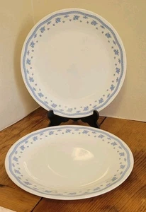 Plato de cena Corelle Morning Blue 10 1/4" Corning Blue 2 piezas azul y blanco - Imagen 1 de 4