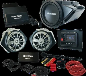 Navatlas RZR3ZONE3 Speaker Kit 16-20 Polaris RZR XP Turbo EPS 4x4 - Picture 1 of 2