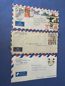 LOTE x3 TAILANDIA CUBRE CORREO AÉREO A ESTADOS UNIDOS! ¡MERCADO FLOTANTE Y MÁS L@K!! - Imagen 1 de 2
