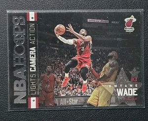 2015-16 Panini NBA Hoops Dwayne Wade Lights Camera Action #8 Miami Heat  - Picture 1 of 2