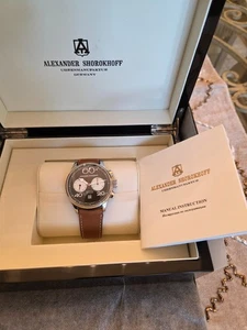 Alexander Shorokhoff Avantgarde Chronograph Uhr - Bild 1 von 8
