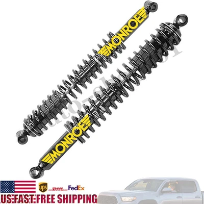 Fits Dodge W100 D100 D200 W200 2 Rear Monroe Load Adjusting Shocks - Image 1 of 4