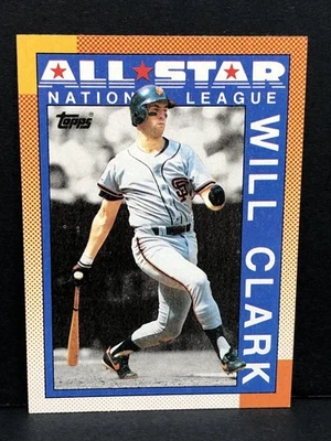 Will Clark 1990 Topps All Star #397 - San Francisco Giants - A - Image 1 of 3