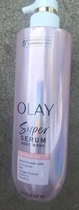 Olay Super Serum Body Wash for Normal Skin, 24Hr Long Lasting Hydration - Picture 1 of 3