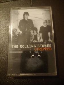 The ROLLING STONES STRIPPED CASSETTE TAPE LIKE NEW RARE OOP - Picture 1 of 4