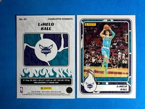 Figurine Panini NBA 2024-25 2025 Card n. 45 LaMelo Ball (Charlotte Hornets) - Imagen 1 de 1