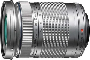 OLYMPUS telephoto zoom lens M.ZUIKO DIGITAL ED 40-150mm F4.0-5.6 R Silver - Picture 1 of 2