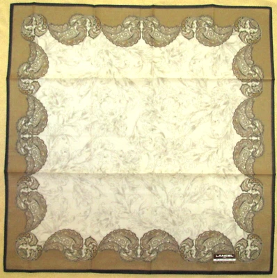 LANCEL *Fern Leaf Handkerchief 42cm /IWAKURA - Image 1 of 4