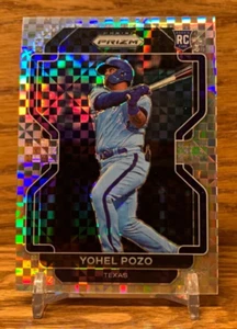 YOHEL POZO Power Plaid Prizm /75 Rookie Card | 2022 Panini Prizm RANGERS - Picture 1 of 3