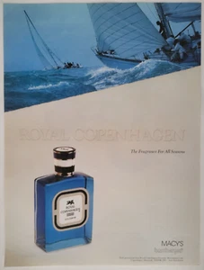 Royal Copenhagen Köln Herren Segeln Original 1986 Anzeige New Yorker 8x11" - Bild 1 von 1