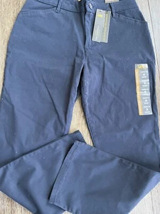 Lee Women Relaxed Fit Straight Leg Mid Rise Imperial Blue Pants Size 6 Short New - Picture 1 of 10