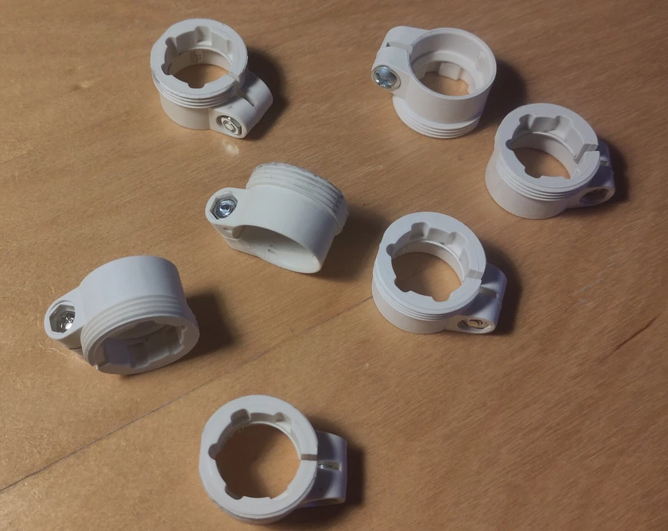 7x Heizung Ventiladapter Danfoss RA zu M30 x 1.5 Kunststoff beige - Bild 1 von 1