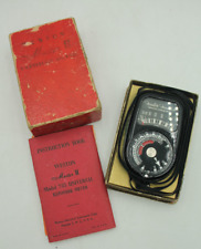 Vintage Weston Master II Light Meter Boxed with Instructions - Used Condition