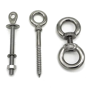 Augbolzen Ringschraube Hakenschraube Ösenschraube Edelstahl Ringmutter  A4 - A2 - Bild 1 von 13