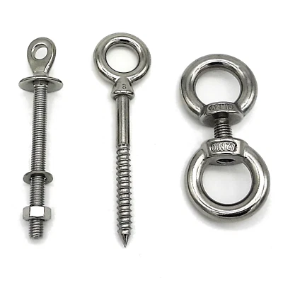 Augbolzen Ringschraube Hakenschraube Ösenschraube Edelstahl Ringmutter  A4 - A2 - Bild 1 von 4