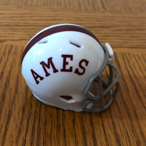 2023 NEW Iowa State Cyclones "AMES" custom pocket pro helmet Big 12 ISU Cover
