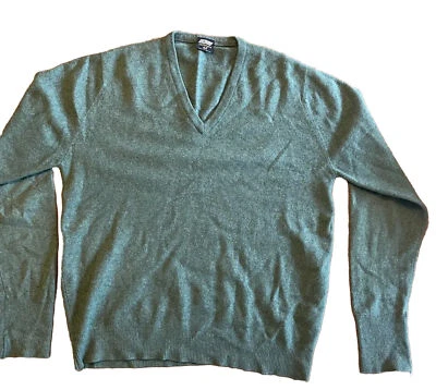 Vintage Men's St Michael Cashmere Sweater Size 44 Jumper Made In Britain - Image 1 of 4