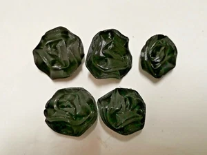 5 x 4 cm Schwarz Satin Blume Kunst Handwerk Nähen Kleidung Haarspange Handarbeit - Bild 1 von 3