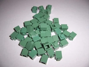 LEGO - 1x1 SAND GREEN BRICKS  - (50 pieces) - BRAND NEW!  - Picture 1 of 1