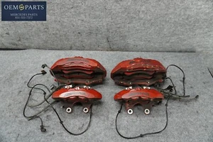 FRONT REAR BRAKE CALIPER CALIPERS PAD SET MERCEDES W212 E63 CLS63 AMG OEM - Picture 1 of 17