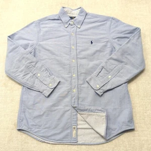 Ralph Lauren Hemd Herren L schwer gefüttert Taschen Arbeitskleidung Button Down Pony - Bild 1 von 16