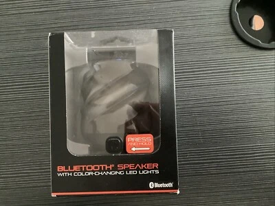 Blackweb Bluetooth Wireless Speaker with Color Changing LED Lights BWA19AAS91 - Image 1 of 4