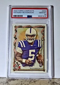 Anthony Richardson 2023 Topps Allen & Ginter Rookie NFL #403 Card PSA 10 Gem - Picture 1 of 2