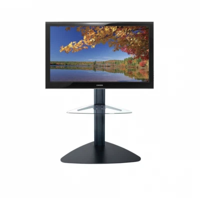 Peerless tv stand with mount and glass shelf - Image 1 of 3