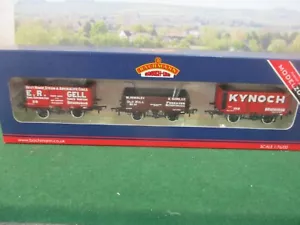 BACHMANN 00 SET OF 3 X PRIVATE OWNER WAGONS. CAT NO.37-075L - Picture 1 of 1