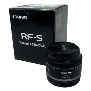 Canon RF-S 7.8mm f/4 STM Dual Lens - UK NEXT DAY DELIVERY - Picture 1 of 10