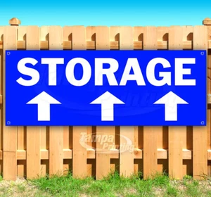 STORAGE Advertising Vinyl Banner Flag Sign Many Sizes DIRECTIONAL - Picture 1 of 6