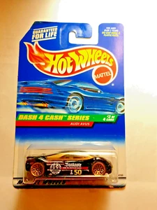 1997 Hot Wheels #723 Dash 4 Cash Series 3/4 Audi Avus schwarz/gold Spitzenspeichen - Bild 1 von 3